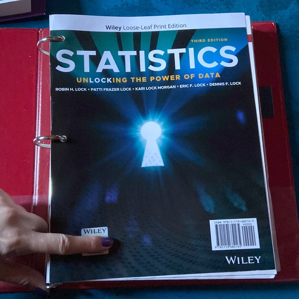 STATISTICS:unlocking the power of data; 3rd edition